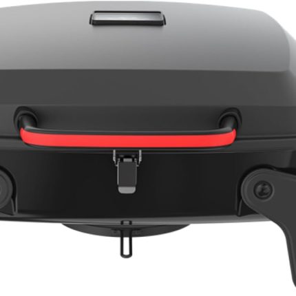Mega 1-Burner Portable Gas Grill with Locking Lid, 11,000 BTU Stainless Steel Burner, Foldable Legs, Small Propane Grill for Outdoor Cooking, Camping, BBQs, Patios, and Gardens